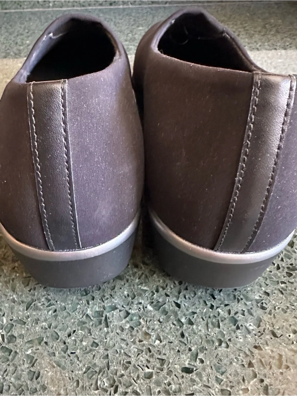 SAS Bliss Slip On Wedge Heel Comfort Shoes Black Women's size 11 M